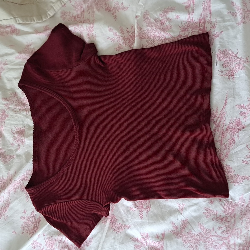 Brandy Melville Red Crop Top